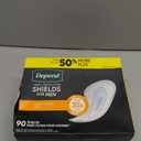 Depend Shields Incontinence Pads for Men, Light Absorbency, 90 Count (Packaging May Vary)