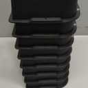 ANNKUT Bed Risers 2 Inch Heavy Duty, Furniture Risers for Bed Desk Table Sofa CouchOversized Bed Lifts Risers, Support up to 5000 Lbs(8 Pack Black)