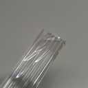 Replacement Straw Compatible with Stanley 40 oz 30 oz Cup Tumbler, 6 Pack Reusable Straw with Cleaning Brush, Plastic, Clear