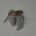 SODA CRETE RHINESTONE BLOCK HEEL ANKLE STRAP PROM SANDALS, Women's 7.5