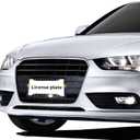 Rainbow Progress Pride Music License Plate Frame 2 Pack License Plate Holder Universal Aluminum License Plate Cover Car Accessories for Decor with Screw for Women Man 12.3 X 6.3 Inch