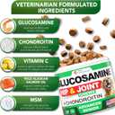 Advanced Glucosamine for Dogs - 170 Chews - Senior Hip and Joint Supplement for Dogs - Glucosamine Chondroitin - Dog Joint Health Pain Relief Pills - MSM - Mobility Support Supplement - Made in USA