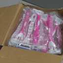 96 Count Women's Disposable Razors Blades Bulk 3 Blade Razors for Women Disposable Head Razor Sensitive Skin Razor Comfortable Shave for Bathing Hotel Travel