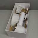 Tideway Hair Dryer, Blow Dryer with Diffuser, Ionic Professional High-Speed 1500W Low-Noise, 110,000 RPM Brushless Motor, Fast Drying, Travel Compact for Women & Men (Gold)