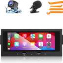 Car Radio for Chevy Camaro Blazer S10 Cavalier Malibu Venture/GMC Jimmy Sonoma (1996-2002) with Wireless Android Auto/CarPlay, Car Stereo Head Unit with AHD Backup Camera/Mic/GPS/USB/App Store 2G+32G