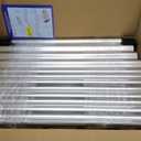 Land Guard 2 Pack 6 x 3 x 2 ft Galvanized Metal Raised Garden Bed, 2FT Deep Root Elevated Planter Box Steel Large Vegetable Flower Bed Kit, Silver