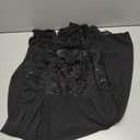 BeryLove Sequin Wedding Guest Formal Cocktail Dresses Prom Party Lace High Low Bridesmaid Elegant Dress M Black