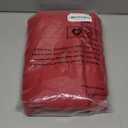 BGment Red Blackout Curtains 48 Inch Length for Bedroom - Short Thermal Insulated Drapes with Rod Pocket Room Darkening for Living Room Window, 2 Panels, 42 x 48 Inch