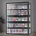 Graded Card Display Case with LED Light, Large Baseball Card Frame