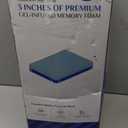 Linenspa 3 Inch Gel Memory Foam Mattress Topper, Plush, Cooling, Queen Size
