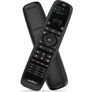 SofaBaton U1 Remote Control with OLED Display and Smartphone APP, All in One Universal Remote Control for up to 15 Entertainment Devices, Compatible with Smart TVs/DVD/STB/Projector 