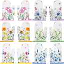 6 Pairs Spring Floral Oven Mitts Bulk Heat Resistant Flower Wildflower Oven Gloves Cute Decorative Kitchen Mitts for Spring Cooking Baking Housewarming Gifts, 6.7 x 9.8 inch