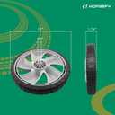 HQPASFY 490-324-0002 Rear Wheels 12 Inch Rear Wheels 12x1.75" Plastic Wheel Compatible with Craftsman Lawn Mower, 2 Pack