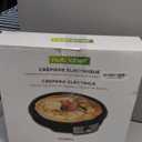 Nutrichef Electric Crepe Maker Pan & Griddle - 12 Inch Nonstick Cooktop, LED Indicators & Adjustable Temperature Control, Includes Spatula, Batter Spreader, Cooks Crepes, Roti & Pancakes