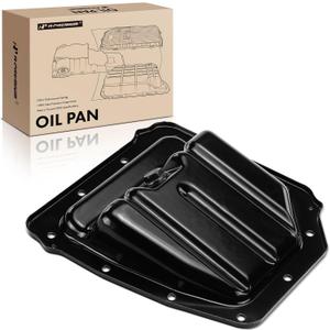 A-Premium Engine Oil Pan Sump with Drain Plug Compatible with Kia Soul 2010-2019, Rio 2012-2019 & Hyundai Accent 2012-2019, Veloster 2012-2017, 1.6L