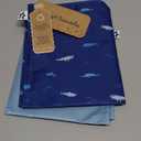 2 Pcs Wet Bags Waterproof Reusable Zippered Pocket Cloth Diaper Wet Dry Bags for Travel Beach Pool Swim, Baby Diapers,Gym Yoga Wet Clothes,Swimsuit, Water Wipes