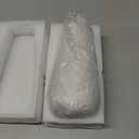 8.7 inch White Ceramic vase Simple Bohemian Design Style Suitable for Living Room Bedroom Study Office Party Wedding Scene Decoration (Medium vase-02)