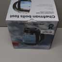 Chefman Electric Kettle, 1.8L 1500W, Hot Water Boiler, Removable Lid for Easy Cleaning, Auto Shut Off, Boil-Dry Protection, Stainless Steel Filter, BPA Free, Borosilicate Glass Electric Tea Kettle (Black)