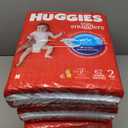 Huggies Size 2 Diapers, Little Snugglers Baby Diapers, Size 2 (12-18 lbs), Count of 186 (Pack of 3)
