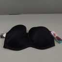 Vanity Fair Women's Beauty Back Smoothing Strapless Bra, 4-Way Stretch Fabric, Lightly Lined Cups Up to H, Color: Midnight Black