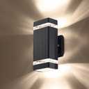 LMP LED Square Up and Down Lights Outdoor Wall LightBody in Aluminum Waterproof Outdoor Wall Lamps3000k 5W with Certificate ETL