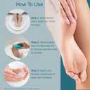 3 x Trim Neat Feet Foot Care Implements Double-Sided Pumice Stone, Callus Remover for Feet, Foot Scrubber for Dead Skin, Exfoliating Corn Removal, Cracked Heel Repair, Pedicure Tool, 1 Count