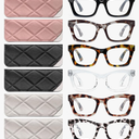 CCVOO Stylish Reading Glasses for Women, Eyeglasses, Blue Light Readers for Women, Computer Eye Glasses, Cheaters 1,5