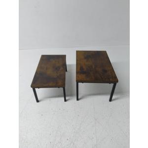 Cabinet Organizer Shelf 12"×8", 12"×6.5" 
Black and Rustic Brown