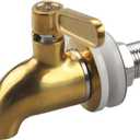 Beverage Dispenser Spigot Gold Stainless Steel Faucet for Water Dispenser Glass Jar Replacement Tap by MUGLIO