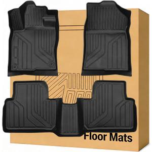 All Weather TPE Floor Mats Custom-fit for Honda Civic 2016-2021（Non Coupe）
