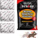 Mouse Repellent Pouches, Natural Rodent Repellent for Home, Car, RV, Garage, and Storage-Peppermint Scented Mice Repellent, Long-Lasting Indoor & Outdoor Rodent Defense (6 Pack)