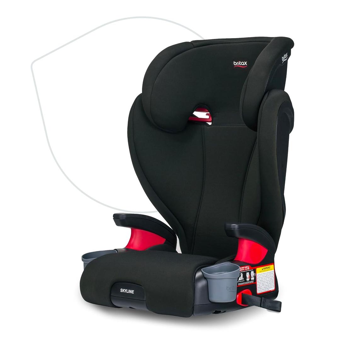 Britax Skyline 2-Stage Belt-Positioning Booster Car Seat, Dusk - Highback and Backless Seat, Manufactured Date: 09/13/2025