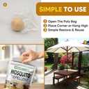 AUDQQM Mosquito Repellent Outdoor Patio, Mosquito Repellent Balls Indoor, Mosquitoes Deterrent for Yard, Mosquito Control, Keep Mosquito Away for Room/Porch/Camping, Effective for 60 Days-12P