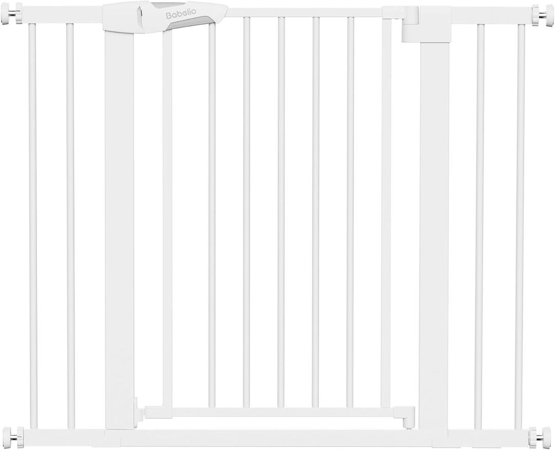 Babelio 26-40" Pressure Mounted Baby Gate for Stairs, PressGuard Dog Gate