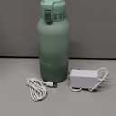 Momcozy Portable Milk Warmer for Travel  Dual Heating Modes for Breast Milk & Water, Portable Bottle Warmer with Fast Heating & Long Battery Life, 17 Ounces Large Capacity to Meet Your All-Day Needs (Green)