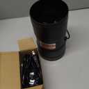 Hon&Guan 4 Inch Inline Booster Duct Fan with Speed Controller - 130 CFM Airflow with 6W Ultra-Low Power and Low Noise