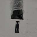 Adjustable Computer Tower Stand, Ventilated PC Tower Stand with 4 Caster Wheels,Mobile Under Desk CPU Holder, PC Cart, Computer Riser for Most Gamers and Students (Black)