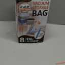 Cozy Essential 8 Pack XXL Jumbo Vacuum Storage Bags, Extra Large Vacuum Seal Bags for Comforters, Bedding, Blanket Storage, Giant Space Saver Bags for Huge Stuffed Toy(47.2x35 in)