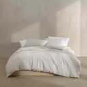 Calvin Klein - King Duvet Cover Set, Super Soft Textured Bedding with Matching Shams, Reversible Home Decor, Oeko-Tex Certified (Seersucker Beige, King)