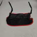 Car Net Pocket Holder Auto Back Folding Hanging Mesh Organiser Bag for Extra Storage Space Seat (Red)