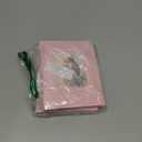 2 Pack Photo Album Holds 24 Pockets with Linen Cover and Customizable Window, Fits 4x6 Photos, Archival Black Pages, Pink