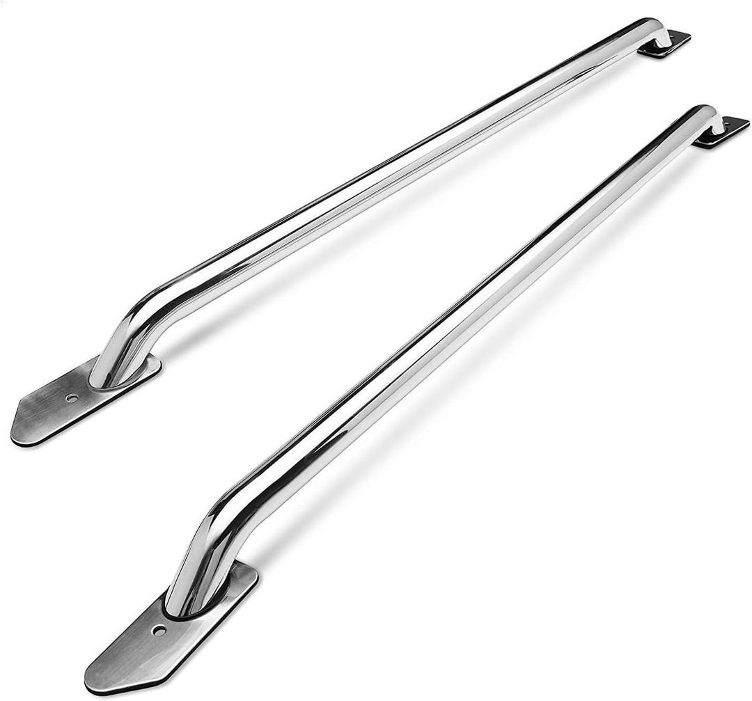 TAC Universal Bed Rails Lenght 47-1/4" (Drill Mount) S/S Stainless Steel Truck Side Bed Rails