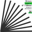 2 x 10 Pc Professional High Speed Steel Mini Hacksaw Blades, 6" / 150mm Bi-Metal HSS Blades, 24TPI, Suitable for Mini/Primary Hacksaw Frame, Cuts Wood, Metal, Plastic, PVC, Aluminum, Copper, Brass
