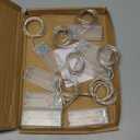 10 PackFairy Lights Battery Operated with Timer, 7FT 20LED String Lights Waterproof Silver Wire Fairy Light Battery Powered Twinkle Lights for Bedroom Christmas Wedding Indoor Party Decor Warm White