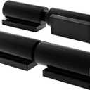 Heavy Duty Gate Hinges 7 Inches - 2 Pack Black Iron Door Hinge Barrel Style 900 Lbs Capacity for Swing Door Trailer Ramp Gate - Weld On Install