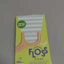 SmartLifeco Eco-Friendly Dental Floss Picks (100ct) - Flossers Made with Straw Wheat Blend, Superior Anti-Shred Thread for Tight Gaps, Tooth Pick Stick for Adults, Soft on Gum & Teeth, Vegan, Mint