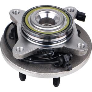 KUSATEC 515042 Front Wheel Bearing and Hub Assembly Compatible with Ford Expedition 2003 2004 2005 2006, 6 Lug Bolts w/ABS