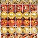Christmas Ornaments Set 30ct Christmas Tree Decoration Ornament Balls Decor Baubles for Xmas Trees Decor Holiday Party Wedding Decoration