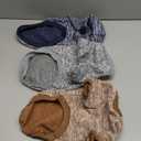 3 Pack Dog Sweaters for Small Dogs Girl Boy Winter Fleece Clothes Warm Soft Dog Sweatshirt Outfit for Dogs Cats Pet Apparel (M (Back: 13.7",Chest: 17.7", 10-14Ibs), Khaki+Gray+Navy Blue)