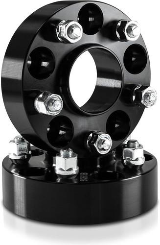 Customadeonly 5x114.3 Wheel Spacers for 370Z 350Z 240SX 300ZX GTR Murano Maxima Sentra (2pcs 1.5" Thick Black) Wheel Spacer for Q60 G37 G35 Hubcentric 5x4.5 66.1mm Bore M12x1.25 Lugs 38mm Wide